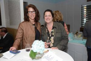 Enjoying the many different wines available at the event are Susan, left, and Sandra Sokowski from Rehoboth Beach. BY STEVEN BILLUPS