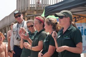 Judges getting recognized, Doug Long, left, Kendall Sommer, Casey Brotman, Lexi Lebeau, and Laura Scharle. DENY HOWETH PHOTO