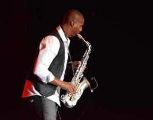 Eric Darius, who was born in New Jersey and now lives in Florida where he owns a music studio, performs opening night of the Jazz Festival. RON MACARTHUR PHOTO