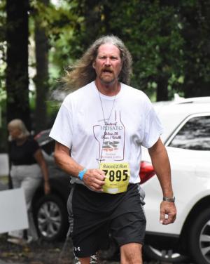 Michael Donovan of Lewes walks another 5K. NICK ROTH PHOTO
