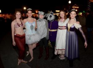 Sussex Dance Academy performers in this season’s “The Nutcracker” pass out candy canes to the crowd. They are (l-r) Kristina Alexander, Emma Brower, Claudia Walker, Lizzy Krams, Abeygail Evans and Emilee Dorey. Go to sussexdance.com for a schedule of their Christmas performances. RON MACARTHUR PHOTO