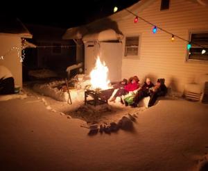 McKenzie Orhelein, Jenna Webb, Sarah Powell and Tyler Powell enjoy the ending of a magical day. RYAN WEST PHOTO
