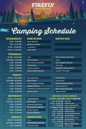 Firefly 2017 Camping Lineup