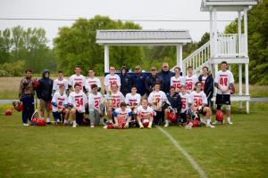 The WPS Boys’ Varsity Lacrosse Team defeated Gunston School 12-8 to win the ESIAC Championship May 12. In back are (l-r) Jack Fager, Owen Nally, Alec Willing, Trent Marshall, Cole Berry, Tucker Brown, Brendan Miller, coach Hoffy Hoffman, head coach Kevin Gates, coach Bob Conklin, Seth Lewis, Reid Carey, Flynn Mullins and Sam Tinkler. In middle are Owen Tunis, Thomas Fager, Rayne Parker, Sam Cantello, Jay Gosnear, Cooper Richins, Dakin Moore, Max Taylor and Max Bisaha. In front are J.P. Issel and Michael Curtis. Not pictured: Luke Buas, Porter Bunting and Patrick Petrera.