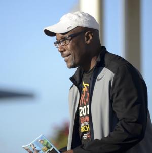 Bobby Cummings, former chief, Wilmington Police Department and chair of Delaware Law Enforcement for Special Olympics thanks attendees and participants for their support.