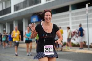 Mauria Stein runs the JJ 5K to honor her brother and father.