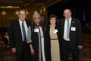 Supporting FSCAA are (l-r) Judson Malone, Christina Diaz-Malone and Faye West and Georgetown Mayor Bill West. FSCAA 52nd