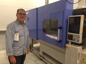 Marty Alfiero in the Atlantis Industries cleanroom