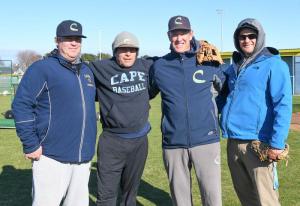 The Cape coaching staff includes (l-r) head coach Ben Evick, Dave Vitella, Drew Johnson and Jay Conn.