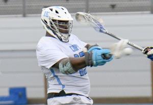 Cape senior middie Aarin Burton cranks the rock.