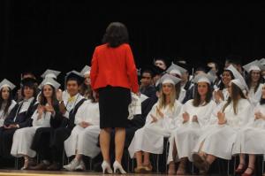 U.S. Rep. Lisa Blunt Rochester spent the majority of her keynote address talking directly to the students.