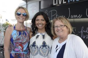 Charitable organizations will benefit from the event. Shown are (l-r) Laura Rimmer, Children & Families First; Stacy Lamotta, event organizer; and Millie Charnick, THe Boys & Girls Clubs.