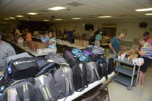 Backpack donations