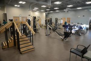 The large facility still has room to expand the space. Beebe Therapy Ribbon