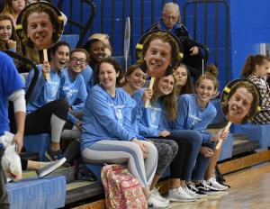Cape’s junior varsity was cheering from the bleachers.