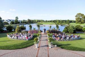 Award-winning gardens surround the Clubhouse at Baywood, which recently earned an award for Best Wedding Reception Venue in Sussex County from Coastal Style Magazine.