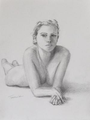 A female figure by Joe Terrone.