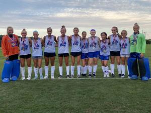 From left to right: Eve Sekscinski, Kinsley Hall, Kaylee Hall, Jessica Rybicki, Bella Sharp, Ella Peterson, Kendall McCabe, Thien Barends, Saoirse Hunt, Maggie Borelli, and Marlee Geppert
Missing athletes: Kaleigh Cordrey, Riley Cordrey Bengals