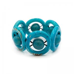 turquoise blue Tagua bracelet