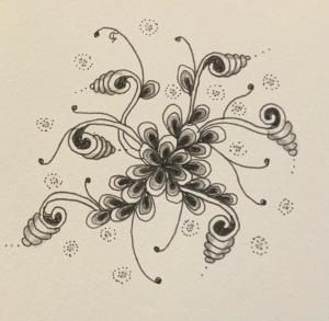 Zentangle sketch by Sue Dutton.