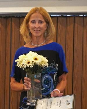 Carolyn Newcott was recognized as Coastal-Georgetown AAUW Member of the Year.