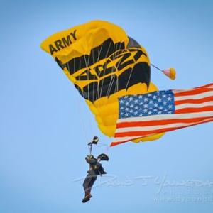 The Golden Knights U.S. Army Parachute Team will appear at the First State Airshow set for May 18-19 at Dover Air Force Base. FACEBOOK PHOTO