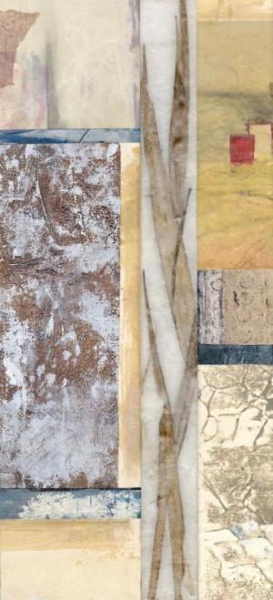 “Vertical Grass,” mixed media by Laurie Fields.