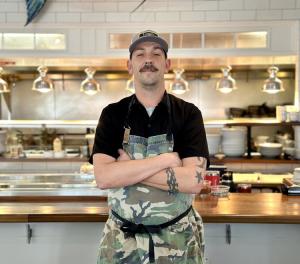 HLFM guest Chef Ryan Cunningham will prepare panzanella with hot sauce vinaigrette and smoked blue cheese at the June 8 market. SUBMITTED PHOTO