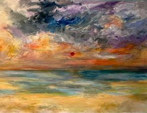 “Early Morning,” acrylic by Jane Knaus.