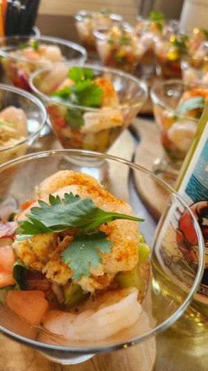 Plated food