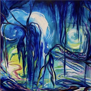 “Night Walk” by Marcia Reed.