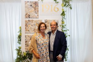 Enjoying the evening are Marcy Saliba and Khalil Saliba, Beebe Medical Foundation board chair.