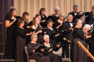 Southern Delaware Chorale members sing at a previous event. The performances of Handel’s Messiah will take place Dec. 13 and 14 in Lewes.