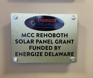 MCC Rehoboth officials extend huge thanks to Energize Delaware for its support with the grant process.