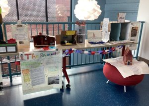 The East End and Cape Henlopen lighthouses, a Cape Henlopen State Park watchtower and the Delaware Breakwater are some of the landmarks students researched and designed for their DE250 projects.