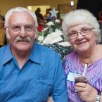 Miki and Susan Mathe enjoy the party. BY DENY HOWETH