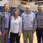 The Cape coaches are (l-r) head coach Tyler Coupe, and assistants Pam Coupe, George Celia and Vince Failla.