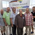 Delaware Stonewall PAC board members, (l-r) Jeffrey Davis, Mitch Crane, David Mangler, Vince Ryan, Peter Schott, and Scott Strickler.