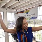 Lisa Blunt Rochester came in and got the crowd excited.