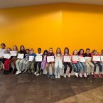 Cape Academic Power Enrichment Club members at Rehoboth Elementary are (l-r) Amelia Blyth, Selena Bui, Ava Dort, Avery Russell, Brinnleigh McHugh, Veronica Boykov, Jhoziel Leon, Luca Gonzalez-Clark, Andreaus Mifflin, Orianna Leon Guagua, Bryce Gallander, Maddie Gomez, Emma Courtney, Reese Hoffman, Merale Elghandour, Emir Sen, Bodie Reilly, Gianna Mallory and Camila Recinos.