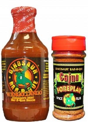 Dinosaur Bar-B-Que Cajun Foreplay Dry Spice Rub - 5.5 Oz Seasoning For Grilling & BBQ