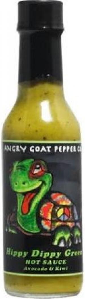 Angry Goat Pepper Co. Hippy Dippy Green Avocado & Kiwi Hot Sauce