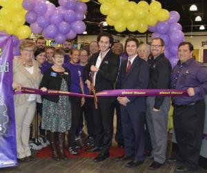 Planet Fitness staff shown are in back (l-r) Jenn Apa, marketing director; front desk reps Lisa Vohrer, Ashley Voorheis, Liz Thompson, Caleb Anderson, Lauren Kusik, Denzel Jones, Karen Moore, Tre'shaun Turner, Ray St. Clair, and Jeff Smith; Kaitlyn Slayter and Eric Tome, fitness instructors; and Jackson Gonzales and Louie Vohrer, custodians. In front are Cheryl Doucette, CCGM president; Alicia Hollis, CCGM secretary; Eric Norenberg, City of Milford manager; Marc Torres, Planet Fitness general manager; Arthur Campbell, City of Milford councilman; City of Milford Mayor Bryan Shupe; and Plant Fitness Regional Managers Jon Casale and Paul Saccente. SUBMITTED PHOTO