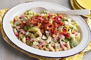 Strawberry Serrano Chicken Club Pasta Salad Recipe