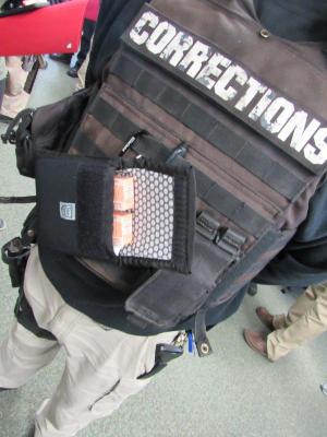 After training, correctional officers received Naloxone kits that can be administered to those experiencing overdoses of heroin or other opioids. SUBMITTED PHOTO