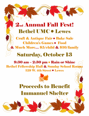 2nd Annual Fall Fest at Bethel