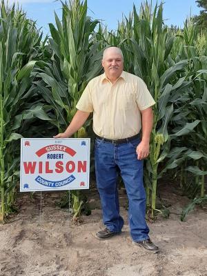 Fourth-generation Georgetown farmer Robert Wilson is seeking to win his father’s Sussex County Council District 2 seat. SUBMITTED PHOTO