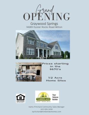Red Maple Model Now Open