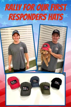 shop, rally merchandise, rally, first responders, give back donate