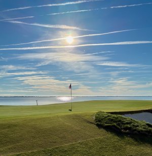 The green for the 19th hole at Rehoboth Beach Country Club. Greens are the most complex part of a golf course for construction and successful maintenance. FRITZ SCHRANCK PHOTOS